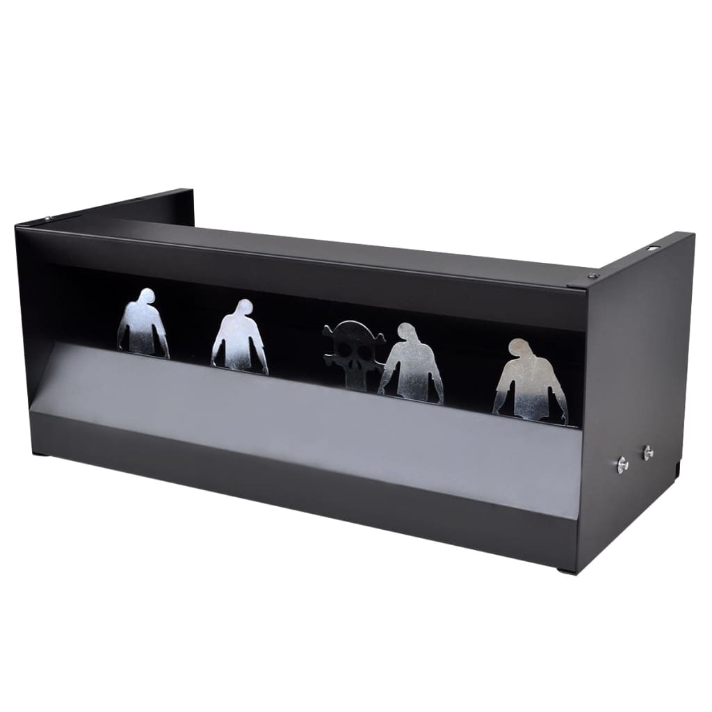 NNEVL Magnetic Knockdown Pellet Catcher Shooting Target Zombie Design