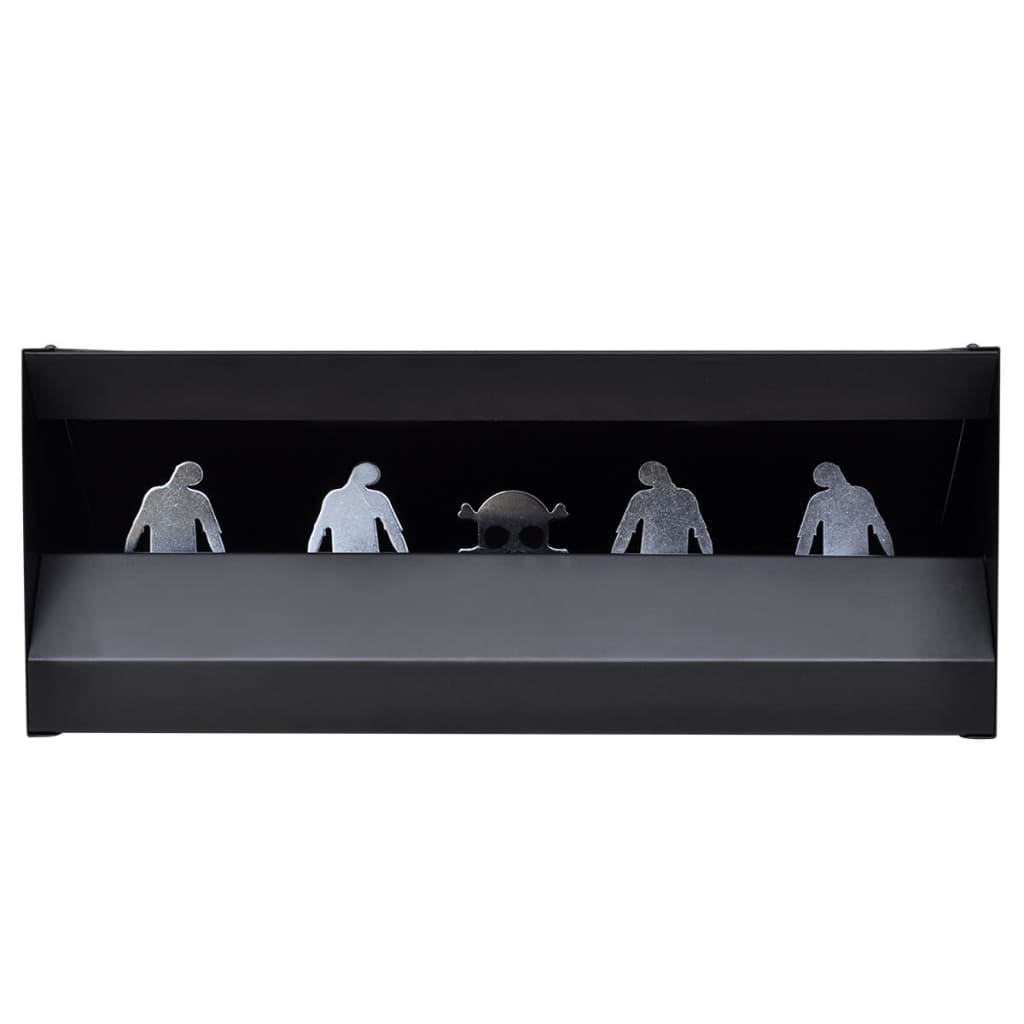 NNEVL Magnetic Knockdown Pellet Catcher Shooting Target Zombie Design