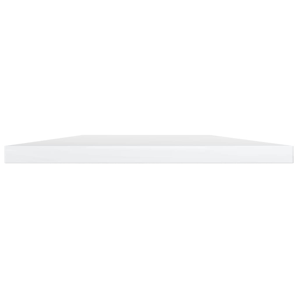 NNEVL Bookshelf Boards 4 pcs High Gloss White 40x30x1.5 cm Chipboard