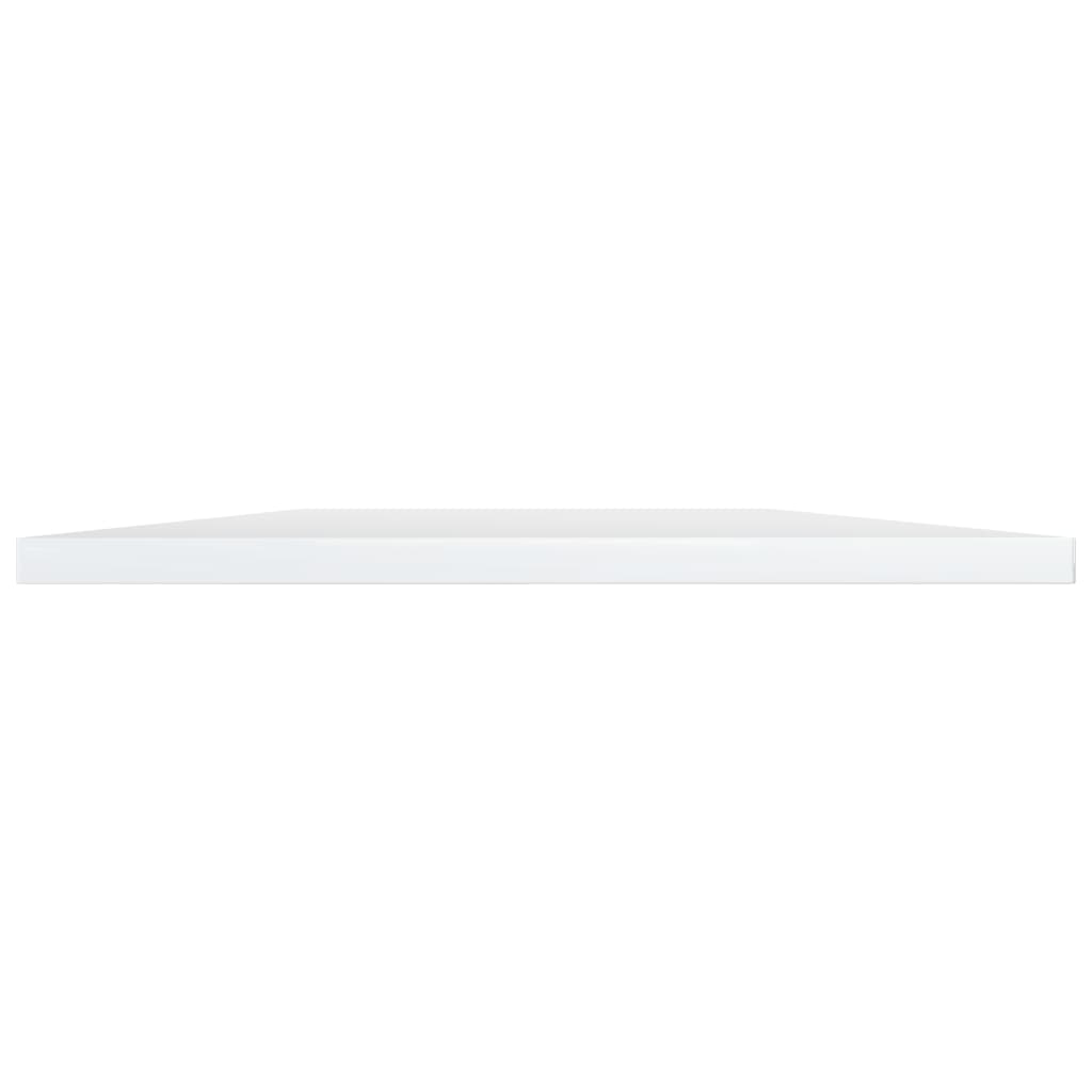 NNEVL Bookshelf Boards 4 pcs High Gloss White 100x30x1.5 cm Chipboard