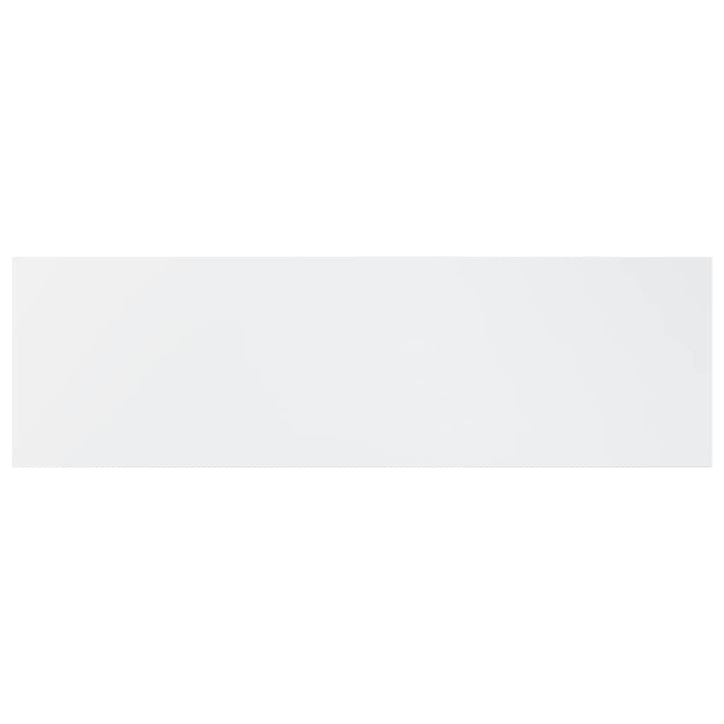NNEVL Bookshelf Boards 4 pcs High Gloss White 100x30x1.5 cm Chipboard