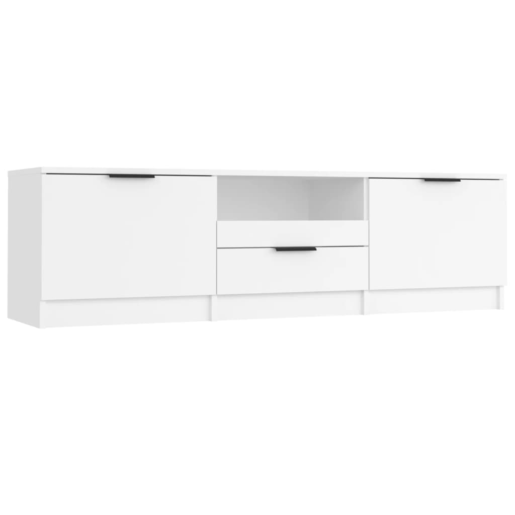 NNEVL TV Cabinet White 140x35x40 cm Engineered Wood