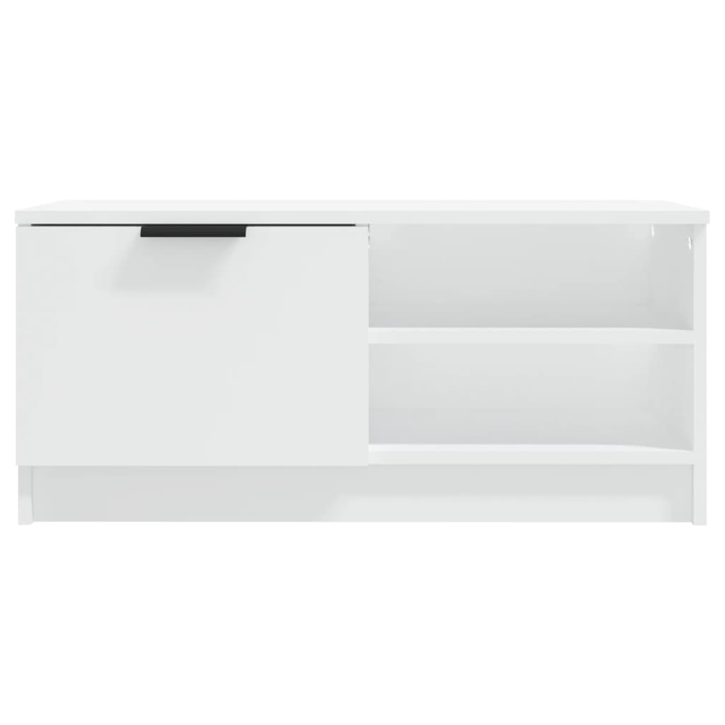 NNEVL TV Cabinets 2 pcs White 80x35x36.5 cm Engineered Wood