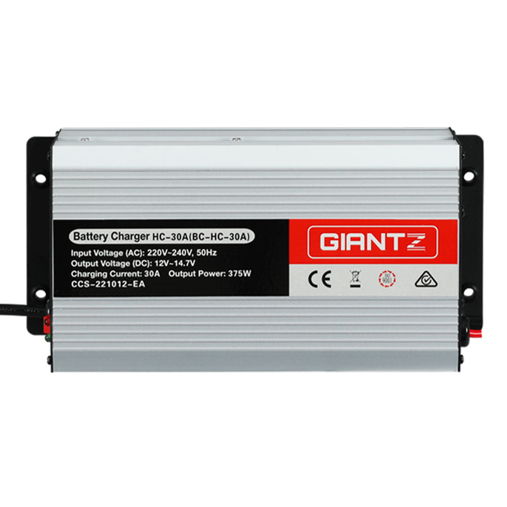 NNEDSZ 12V 30A Car Battery Charger 30Amp ATV 4WD Boat Caravan