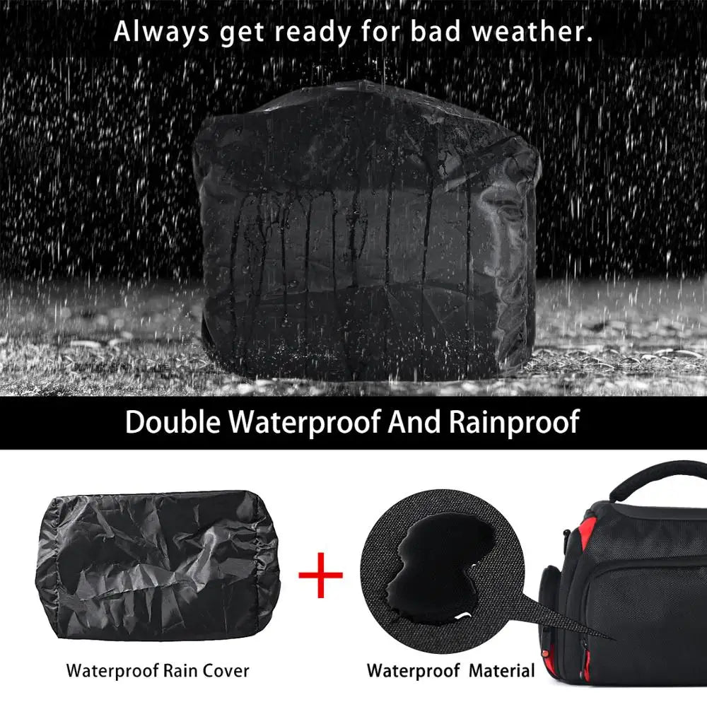 NNEOBA Digital Camera Shoulder Bag Dustproof Black