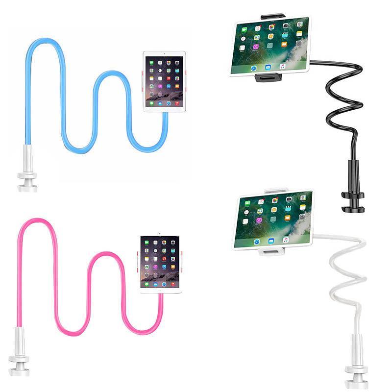 Adjustable Flexible Phone Tablet Holder with Clamp for Bed Desk Mount Use